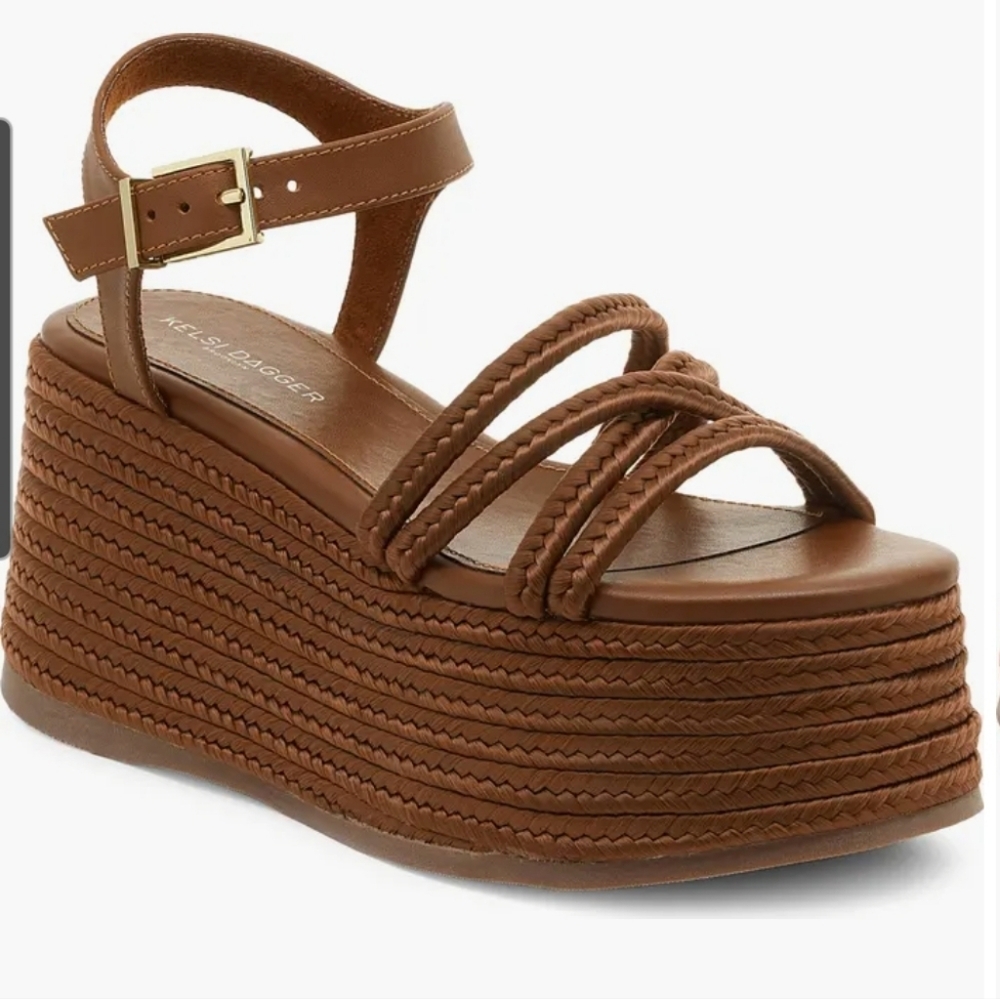 Mend Platform Wedge Sandal Kelsi Dagger Brooklyn NEW
